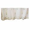 Daisy - Translucent Short Kitchen Curtain Window Curtain Cafe Tier Curtain Gauze