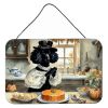 NEW Poodle Fall Kitchen Pumpkins Wall or Door Hanging Prints Aluminum Metal Sign Kitchen Wall Bar Bathroom Plaque Home Decor, 8HX12W, Multicolor