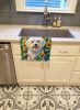 Coton de Tulear in Sunflowers Kitchen Towel Dish Cloths Guest Hand Towel Decorative Bathroom Towel for Face,Tea, Dishcloth, Kitchen and Bath