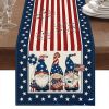 1PC Rectangle Independence Day Linen Table Runners 72"*13"