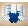 20 Piece Set, Terry & Flat Kitchen Towel, Dish Cloth, Flour Sack, Oven Mitt, Pot Holder