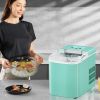 26 lbs Countertop LCD Display Ice Maker with Ice Scoop