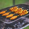 2Pcs BBQ Grill Mat Non-Stick Mat Baking Mat Reusable Reversible Washable FDA-Approved for Gas Charcoal